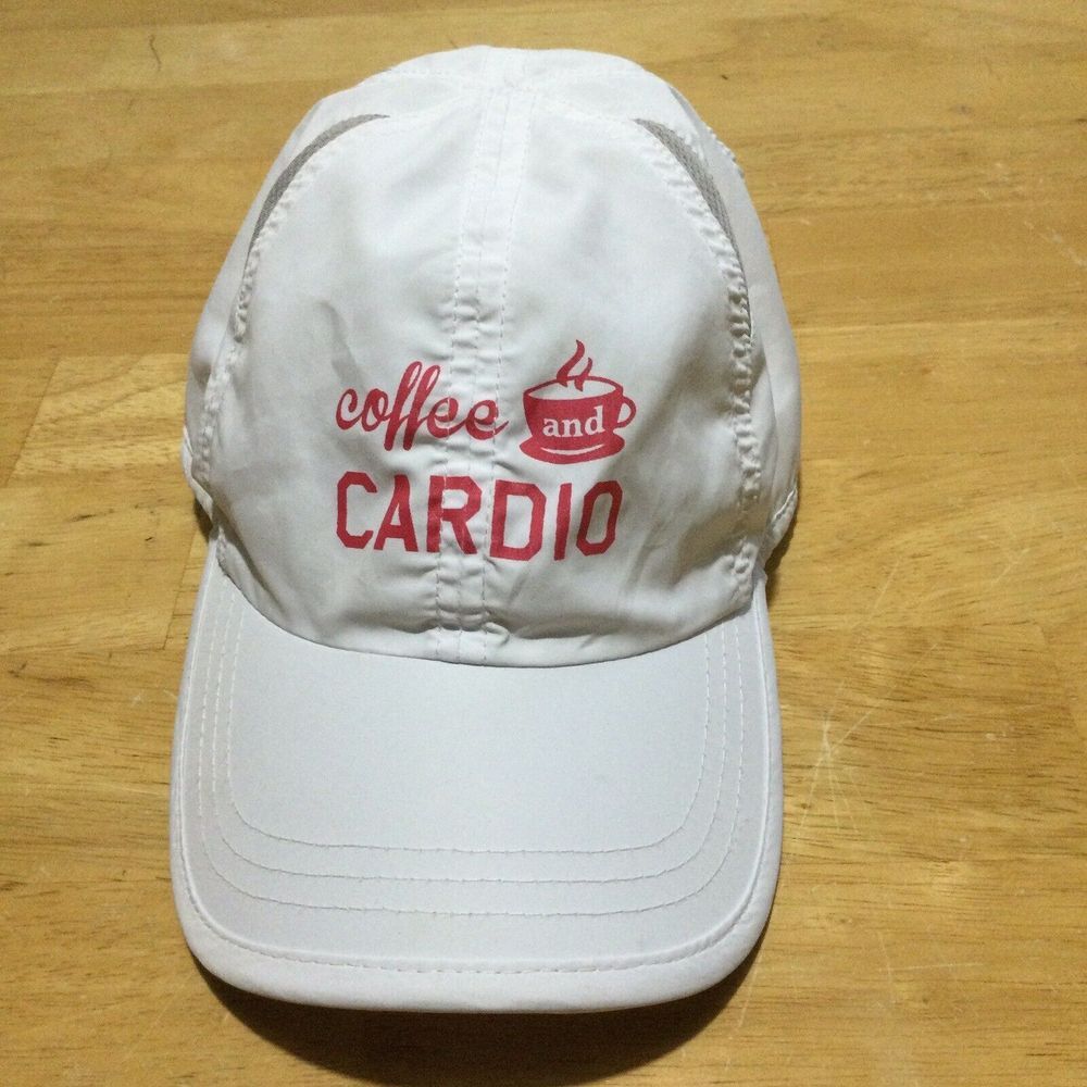 Granule Active Women's Coffee And Cardio White Yoga Running Exercise Hat cap
